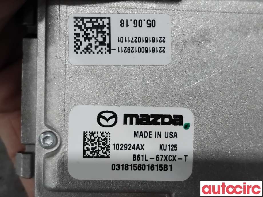 Kamera til Mazda 6 2015-2018 (Type III, Fase 2) (MAZDA|KDD1-67-XCXB||B61L-67XCX-T)