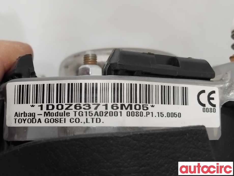 Airbag rattpute til Mazda 6 2015-2018 (Type III, Fase 2)  (GRV4-57-K00B|)