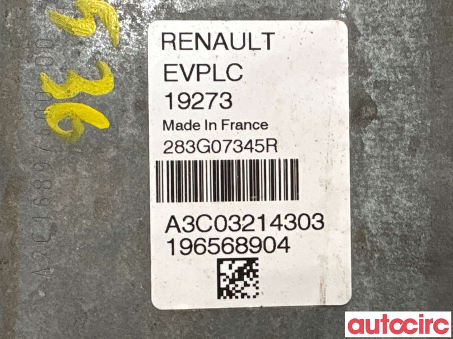 Styreenhet diverse til Renault Zoe 2013-2019 (Fase 1)  (RENAULT|283G07345R|A3C03214303)
