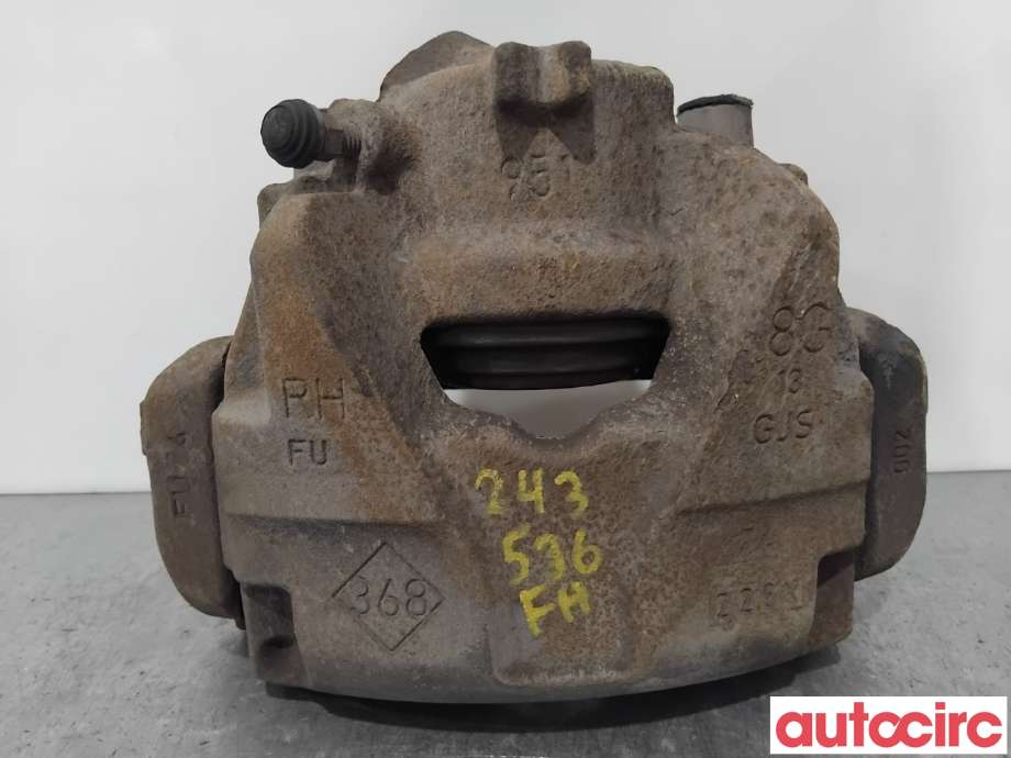 Bremsecaliper høyre foran til Renault Zoe, 2013-2019 (Fase 1)  (RENAULT|NO NR)