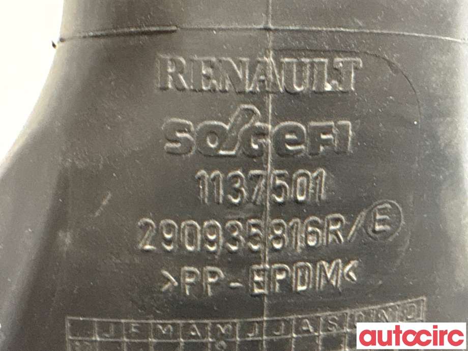 Luftslange innsug til Renault Zoe 2013-2019 (Fase 1)  (RENAULT|290935816R|)