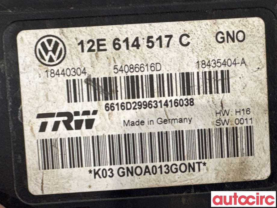 ABS sentral til VW E-Up 2013-2019 (VOLKSWAGEN|12E614517C|54086616D|1S0614517C)