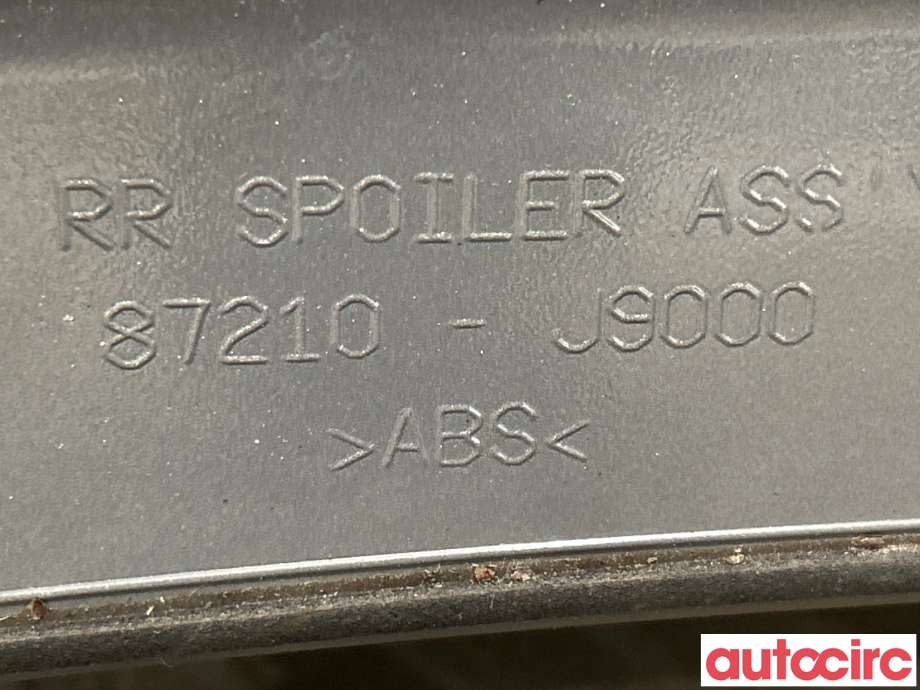 Spoiler bakluke til Hyundai Kona 2017-2021 (Type I, Fase 1) (HYUNDAI|87210J9000||87210-J9000)