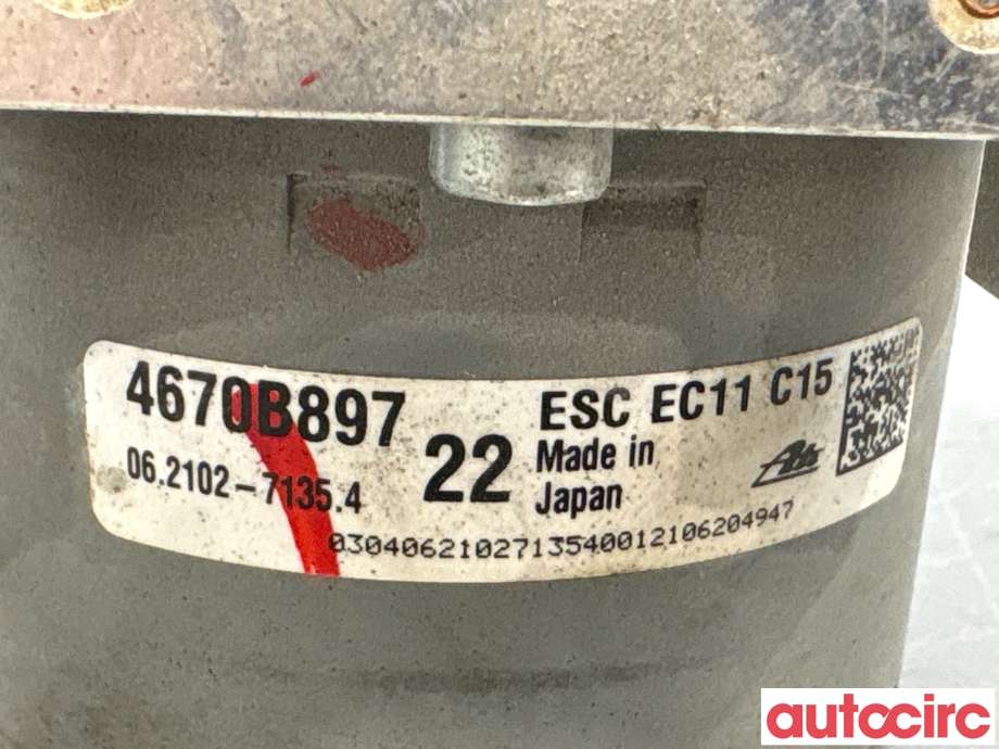 ABS sentral til Mitsubishi Eclipse Cross 2018-->>  (MITSUBISHI|4670A214|062102-71354|4670B897)