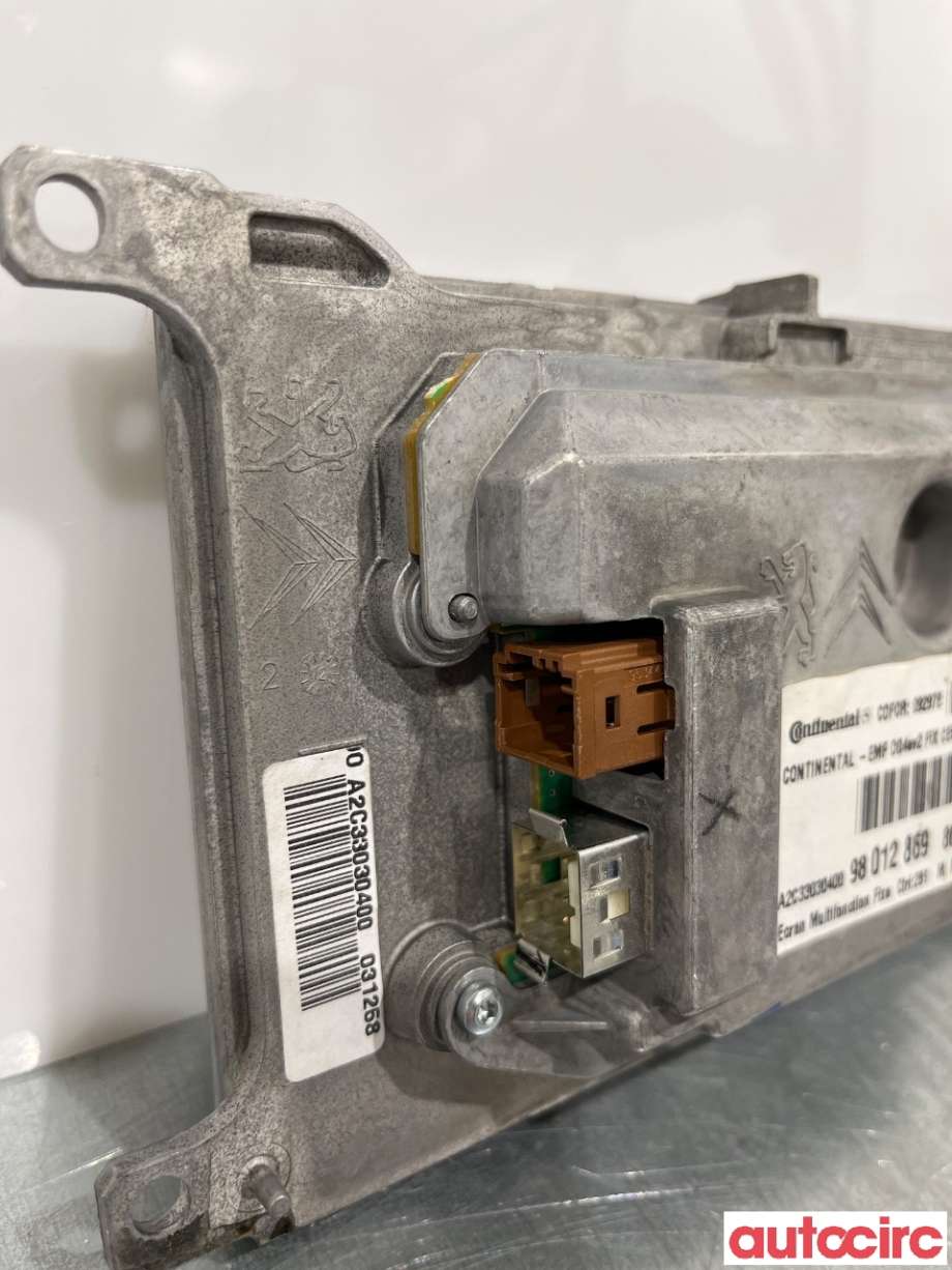 Multimedia display (MCU - Media Controller Unit) til Peugeot 508 2011-2014 (Type I, Fase 1)  (PEUGEOT|9801286980)