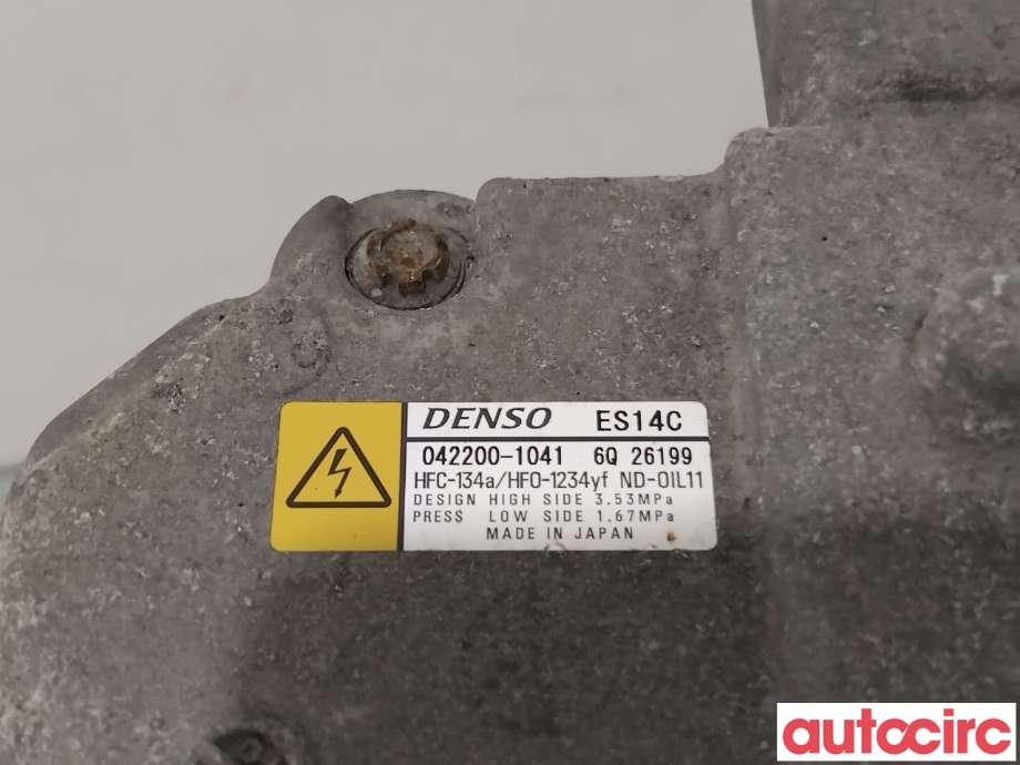 Aircondition kompressor til Toyota Yaris 2012-2014 (Type III, Fase 1)  (TOYOTA|8837052012|042200-1041|)