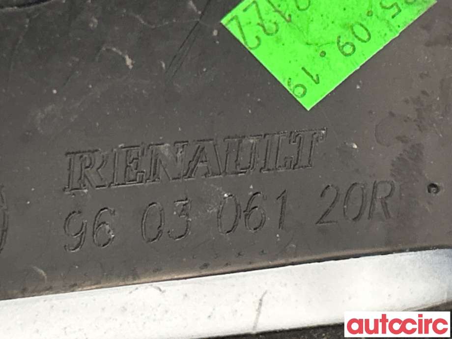 Spoiler bakluke til Renault Zoe 2013-2019 (Fase 1) (RENAULT|960306120R|)