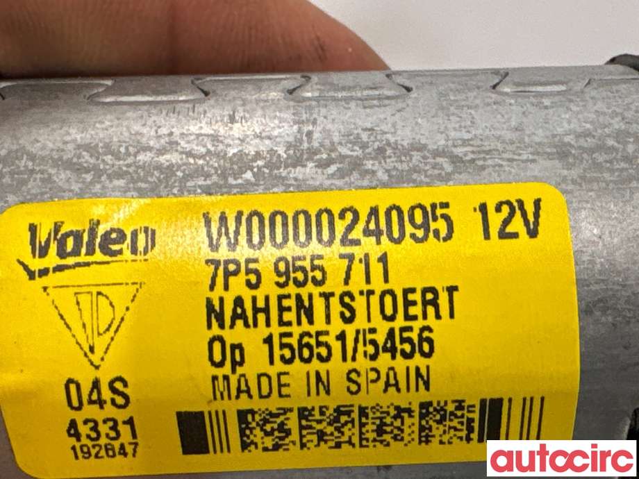 Viskermotor bakrute til Porsche Cayenne 2010-2017 (92A) (92A) (PORSCHE|95862808000|W000024095|958955711)