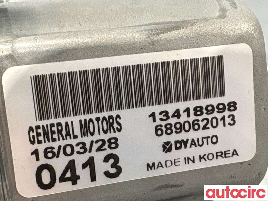 Viskermotor bakrute til Opel Astra K 2015-->>  (OPEL|39156859|689062013|YR00003780)