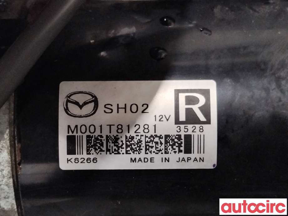 Starter diesel til Mazda CX-5 2012-2017 (Type I)  (MAZDA|SH02-18-400|M001T81281|SH02)