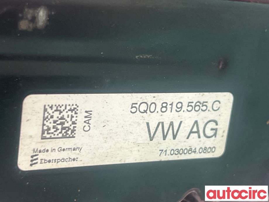 Varmeapparat til VW e-Golf 2017-2020 (Fase 2)  (VOLKSWAGEN|5Q0819565C|710300640800|12E963231G)