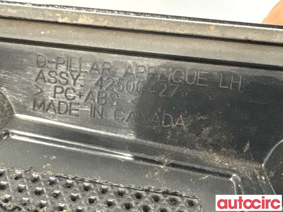 Spoiler bakluke til Opel Ampera-e 2017-->> (Type II)  (OPEL|42500427|)