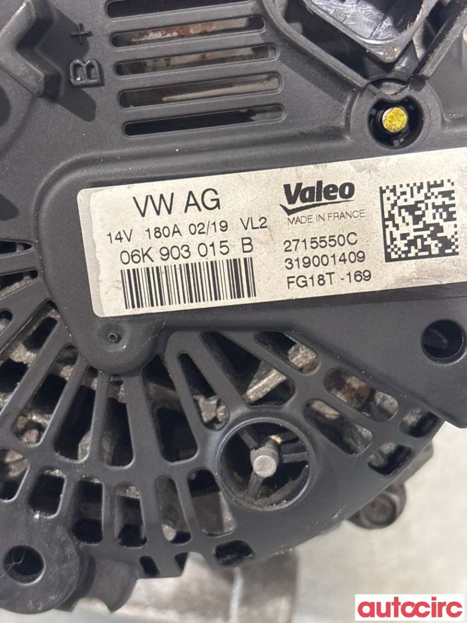 Dynamo til Škoda Kodiaq 2017-->>  (SKODA|06K903015D|2715550C|06K903015B)