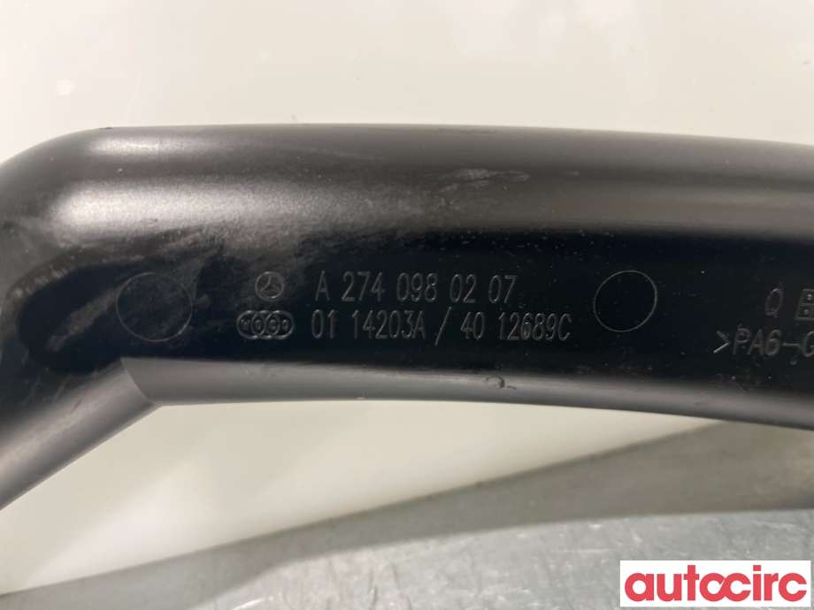 Turbo rør til Mercedes C-Klasse 2014-2018 (Fase 1) (W205) (W205) (MERCEDES|A2740980207|)