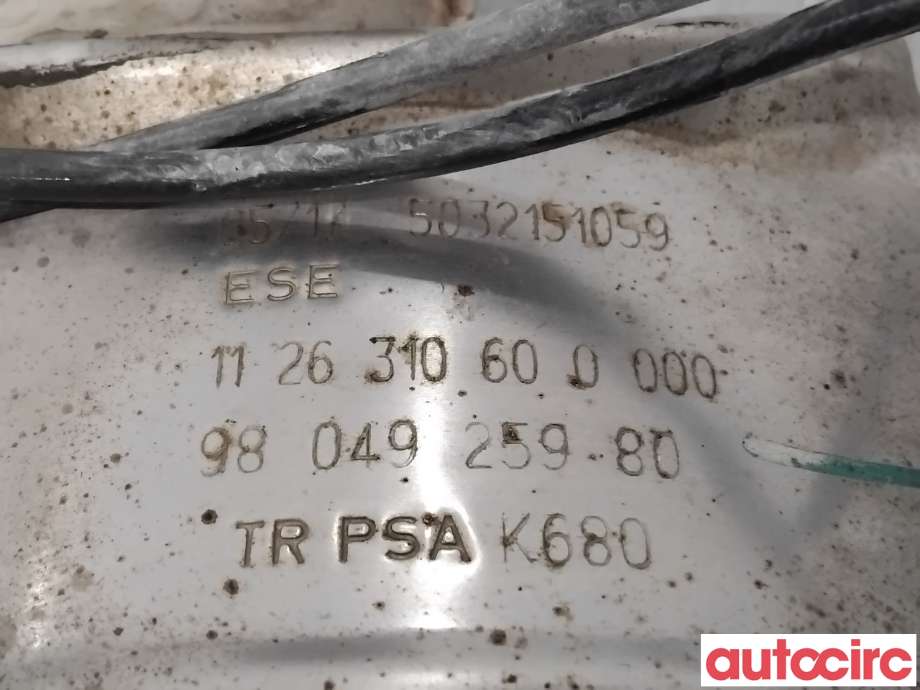 Katalysator til Citroën Jumpy 2016-->> (Type III) (CITROEN|9817106280|TRPSAK680|9804925980)