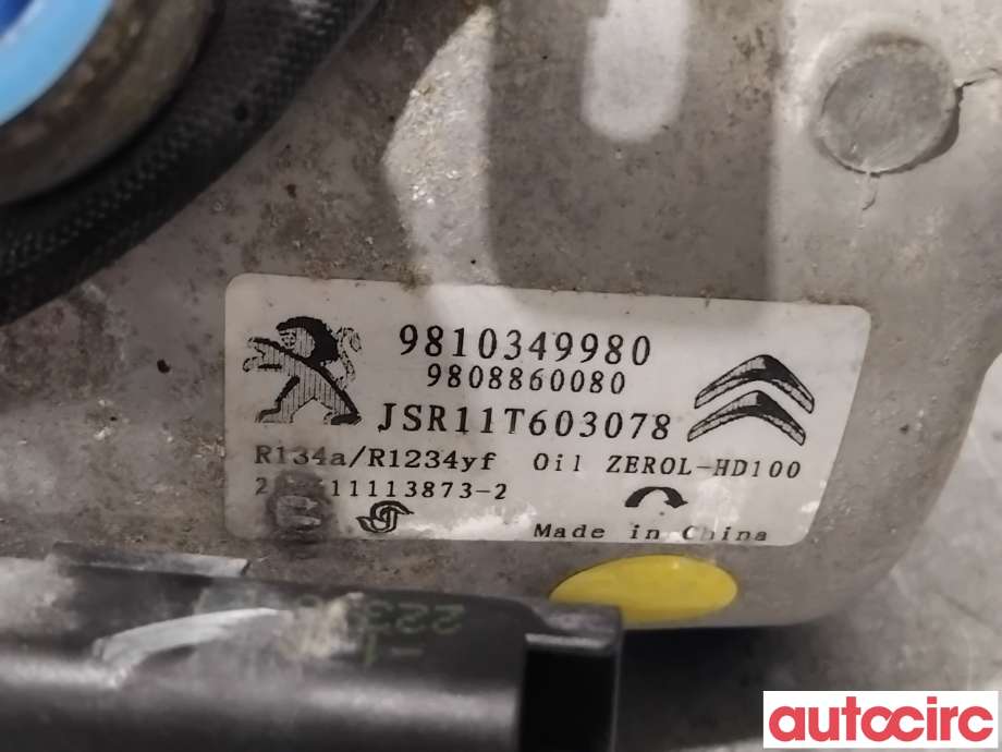 Aircondition kompressor til Citroën Jumpy 2016-->> (Type III)  (CITROEN|1636462980|JSR11T603078|9810349980)
