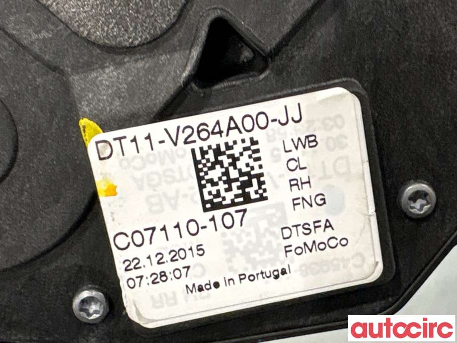 Låsekasse høyre til Ford Transit Connect 2013-2018 Type II, Fase 1 (FORD|NO NUMBER|C07110-107|DT11-V264A00-JJ)