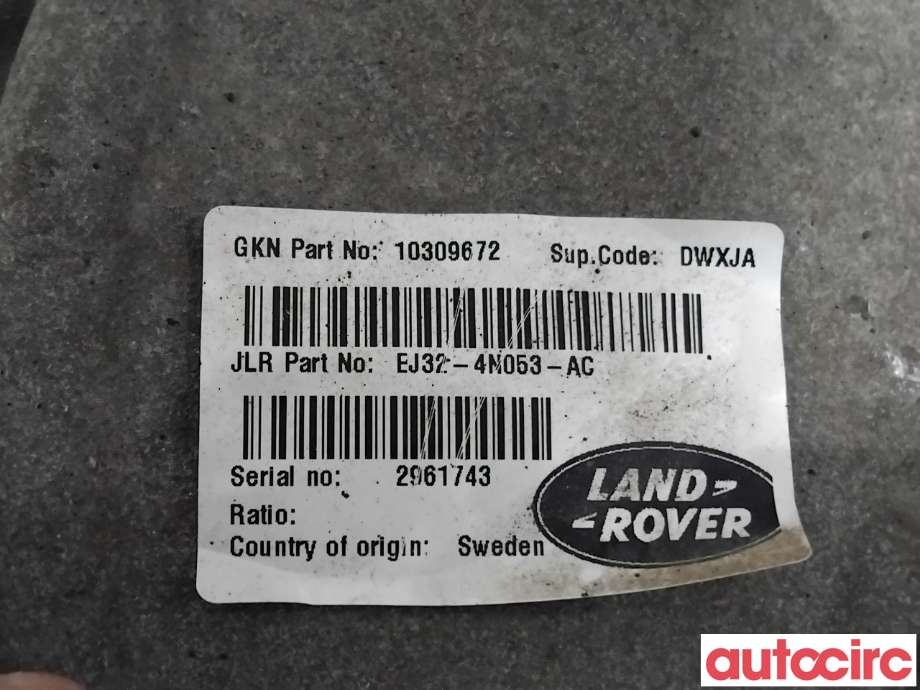 Kardang klokke bak til Land Rover Range Rover, Evoque 2011-2019 (Type I) (LAND-ROVER|LR066424|10309672|EJ32-4N053-AC)