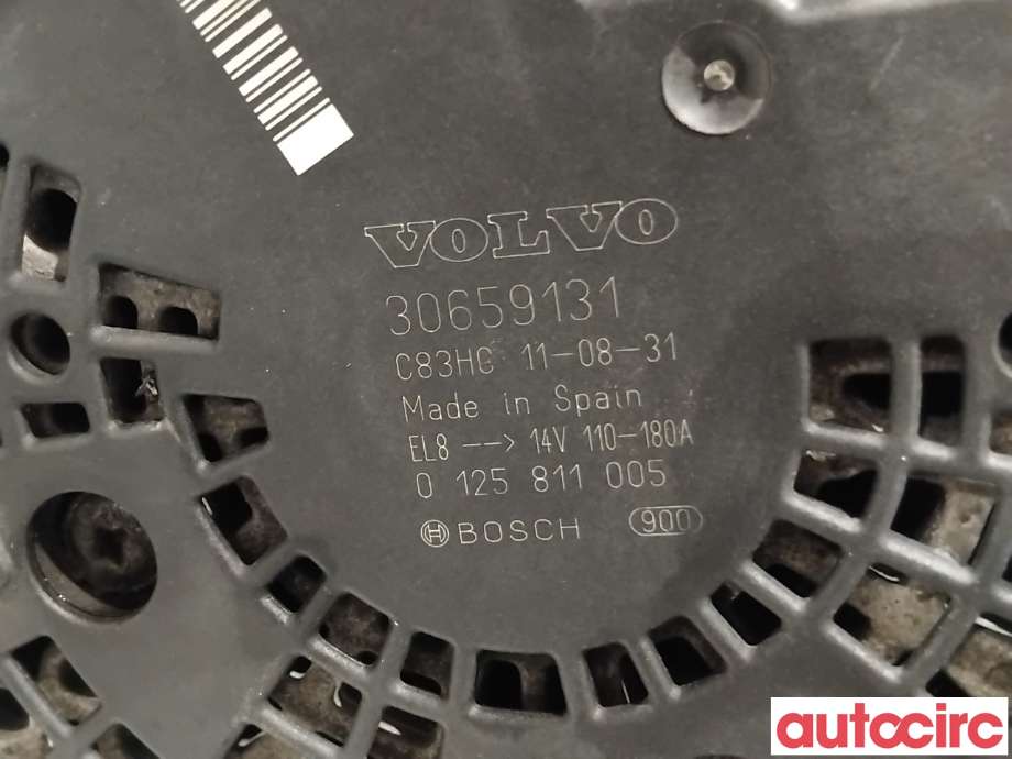 Dynamo til Volvo XC60 2008-2013 (Type I, Fase 1) (VOLVO|36012619|0125811005|30659131)