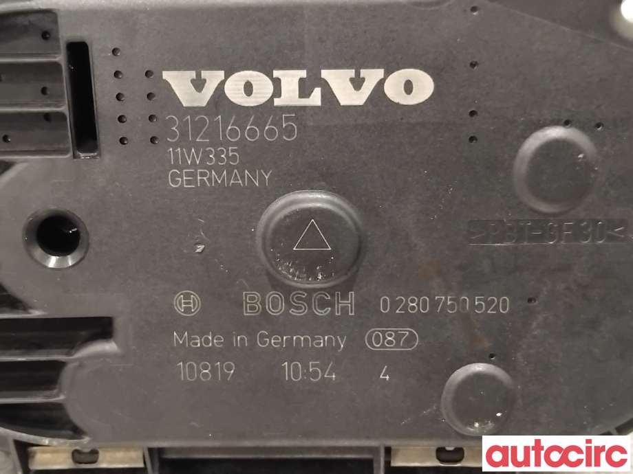 Spjeldhus til Volvo XC60 2008-2013 (Type I, Fase 1)  (VOLVO|31216665|0280750520)