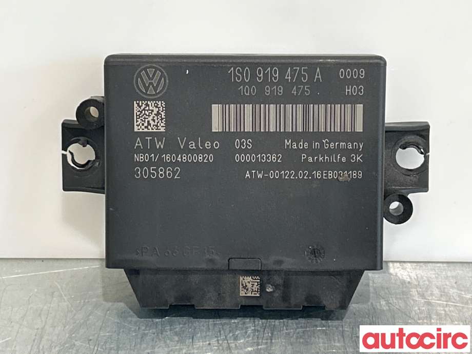 Styreenhet parkering til VW E-Up, 2013-2019 (VOLKSWAGEN|1S0919475A)
