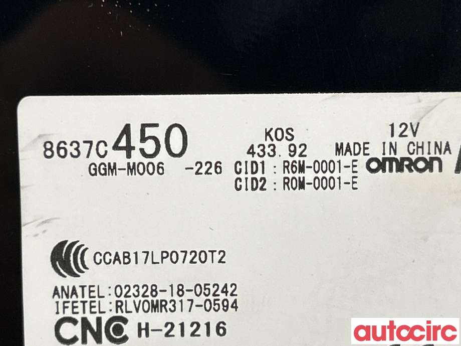 Styreenhet nøkkelfri/keyless til Mitsubishi Eclipse Cross 2018-->>  (MITSUBISHI|8637C450|)