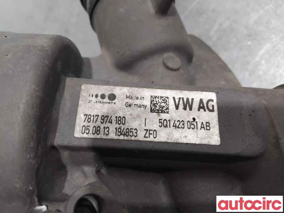 Tannstang elektrisk til Audi A3 2012-2016 (Type III, Fase 1)  (AUDI|5Q1423055X|7817974180|5Q1423055M)