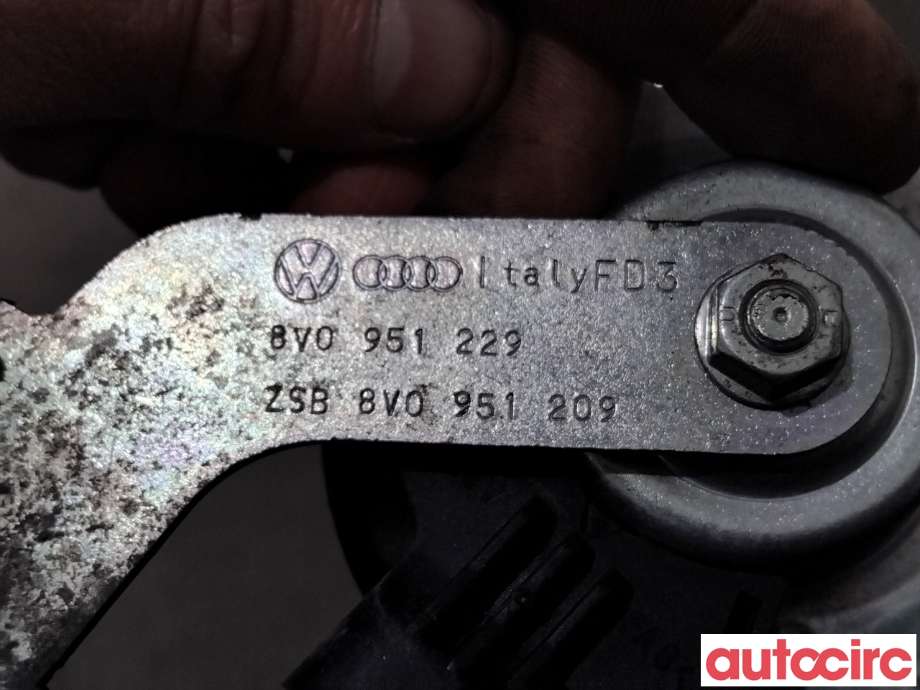 Horn/signalhorn til Audi A3 2012-2016 (Type III, Fase 1)  (AUDI|8V0951209||8V0951209F)