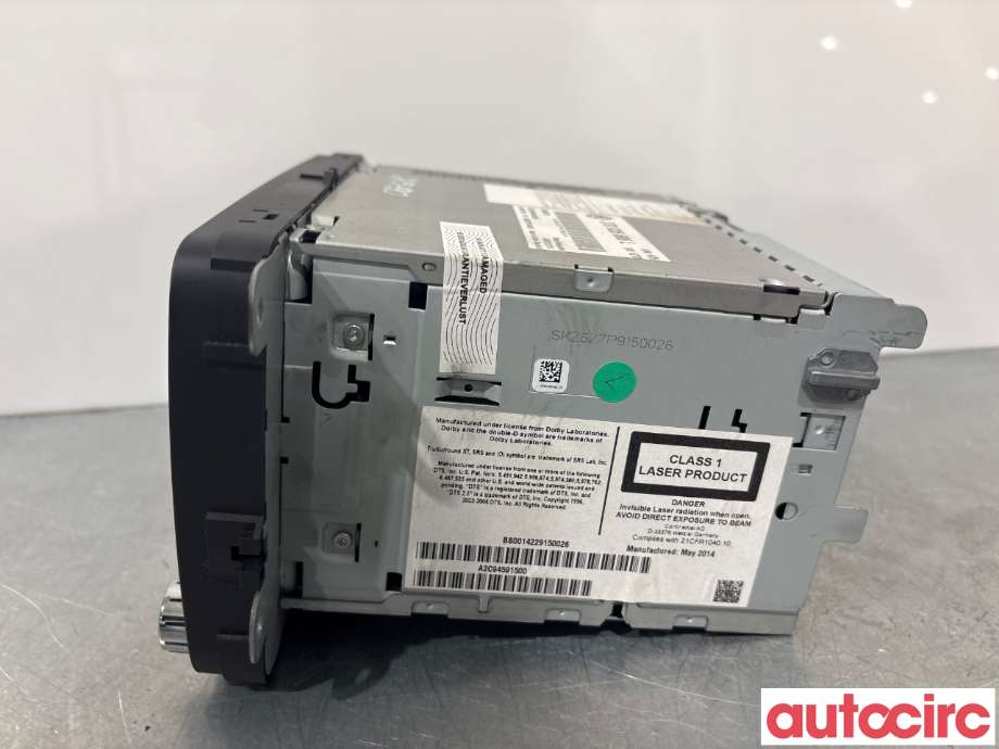 Multimedia display (MCU - Media Controller Unit) til Škoda Superb 2008-2015 (Type II) (SKODA|3T0035686L|)