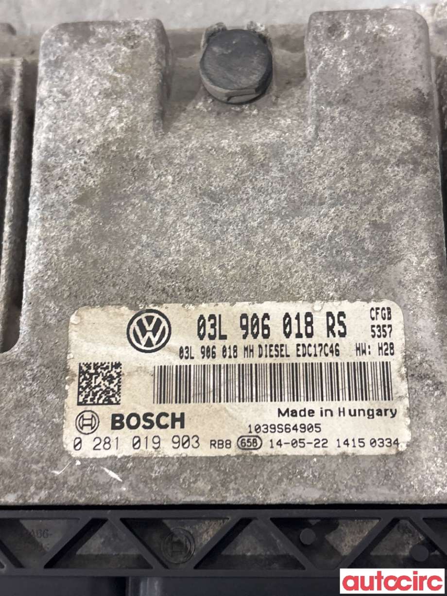 Styreenhet motor til Škoda Superb 2008-2015 (Type II) (SKODA|03L906018RS|0281019903)
