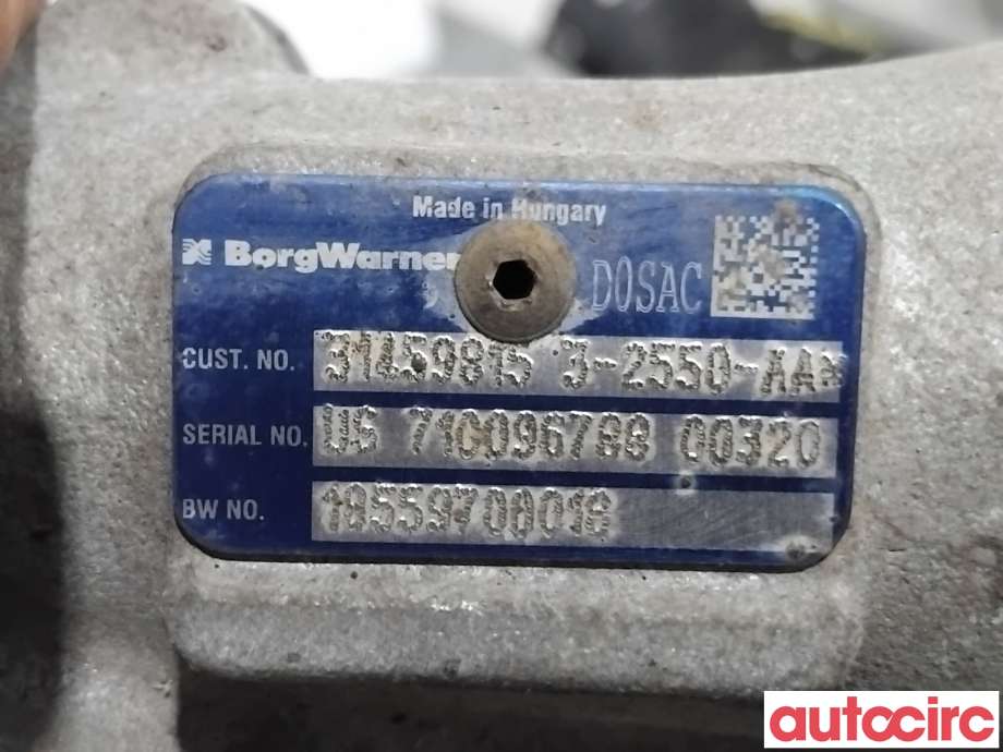 Turbo til Volvo XC60 2017-->> (Type II)  (VOLVO|36012658|18559700018|31459815)