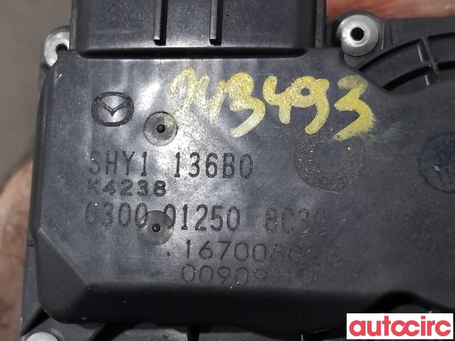 Spjeldhus til Mazda CX-5 2012-2017 (Type I)  (MAZDA|SHY1-13-6B0||SHY1136B0)
