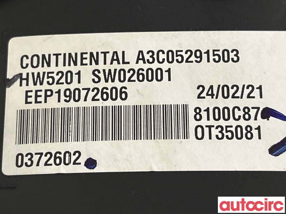 Instrumentpanel til Mitsubishi Eclipse Cross 2018-->>  (MITSUBISHI|8100C874|)