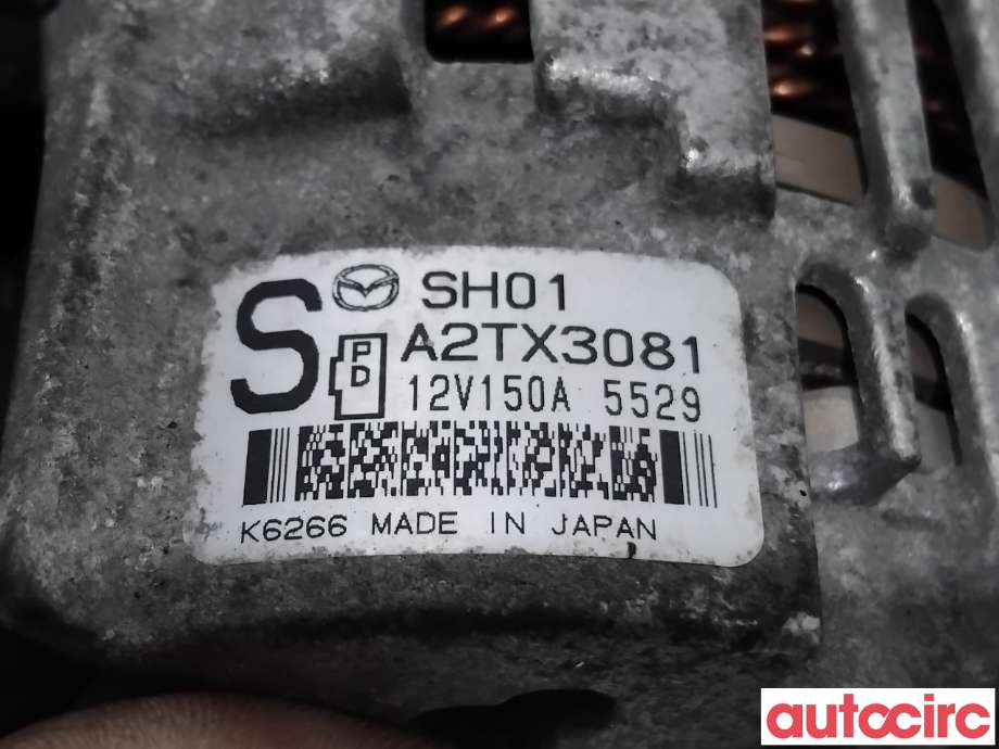 Dynamo til Mazda CX-5 2012-2017 (Type I) (MAZDA|SH01-18-300B|A2TX3081|SH01)