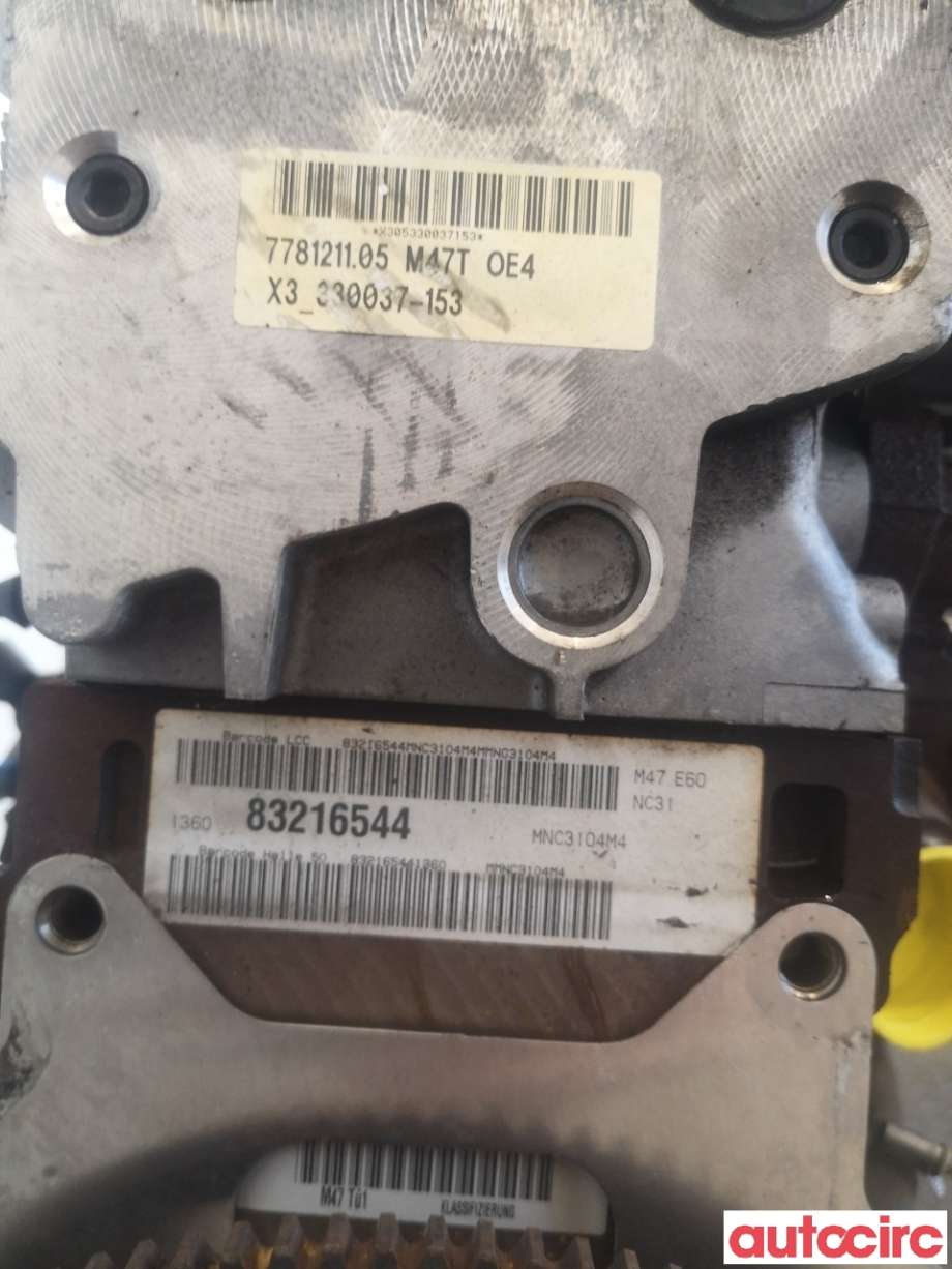 Motor diesel til BMW 5-Serie 2003-2010 (E60/E61) (E60/E61) (BMW|11000441279|M47N2204D4|)