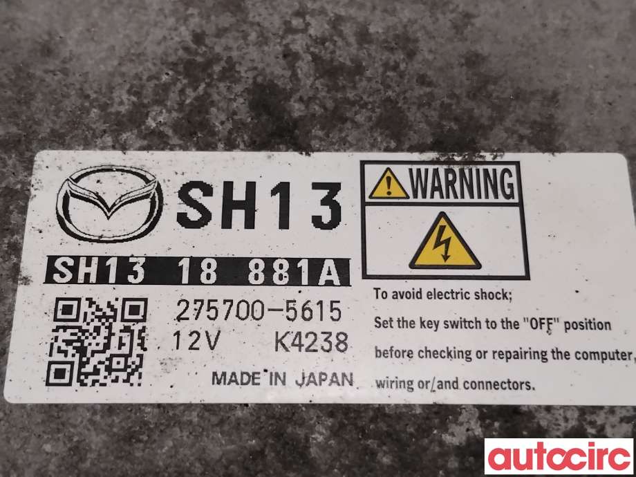 Styreenhet motor til Mazda CX-5 2012-2017 (Type I)  (MAZDA|SH13-18-881B|275700-5615|SH1318881A)