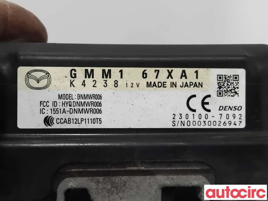Sensor radar til Mazda CX-5 2012-2017 (Type I) (MAZDA|GMM1-67-XA1E|230100-7092|GMM167XA1)