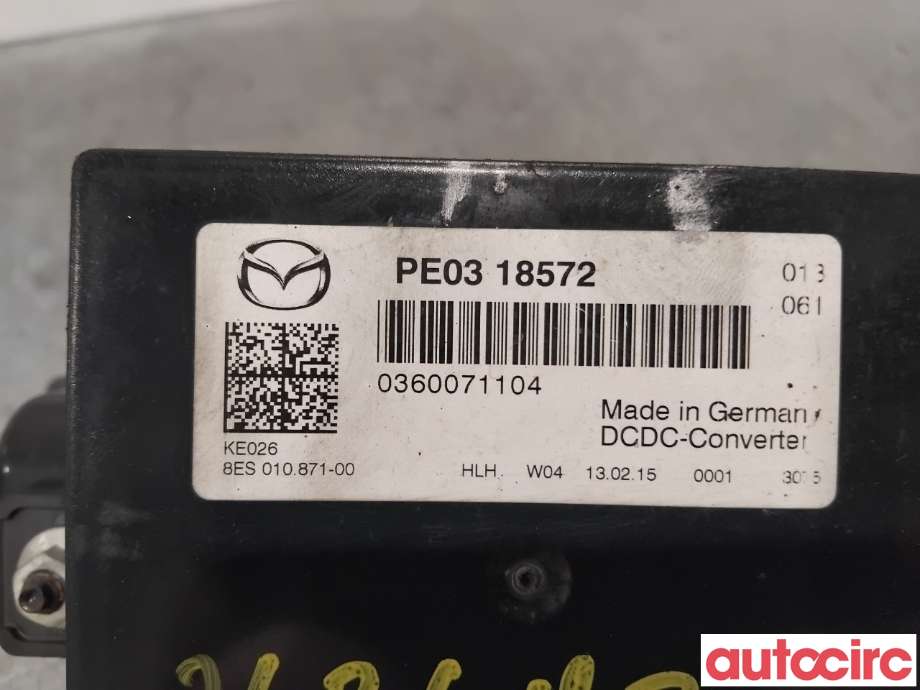 Styreenhet diverse til Mazda CX-5 2012-2017 (Type I)  (MAZDA|P5E1-18-572|8ES010871-00|PE0318572)