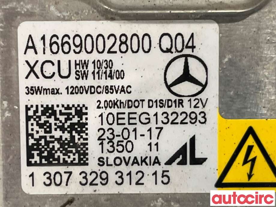 Styreenhet xenon/ballast til Mercedes B-Klasse 2011-2018 (W246) (W246) (MERCEDES|A1669002800|130732931215|A1669002800Q04)