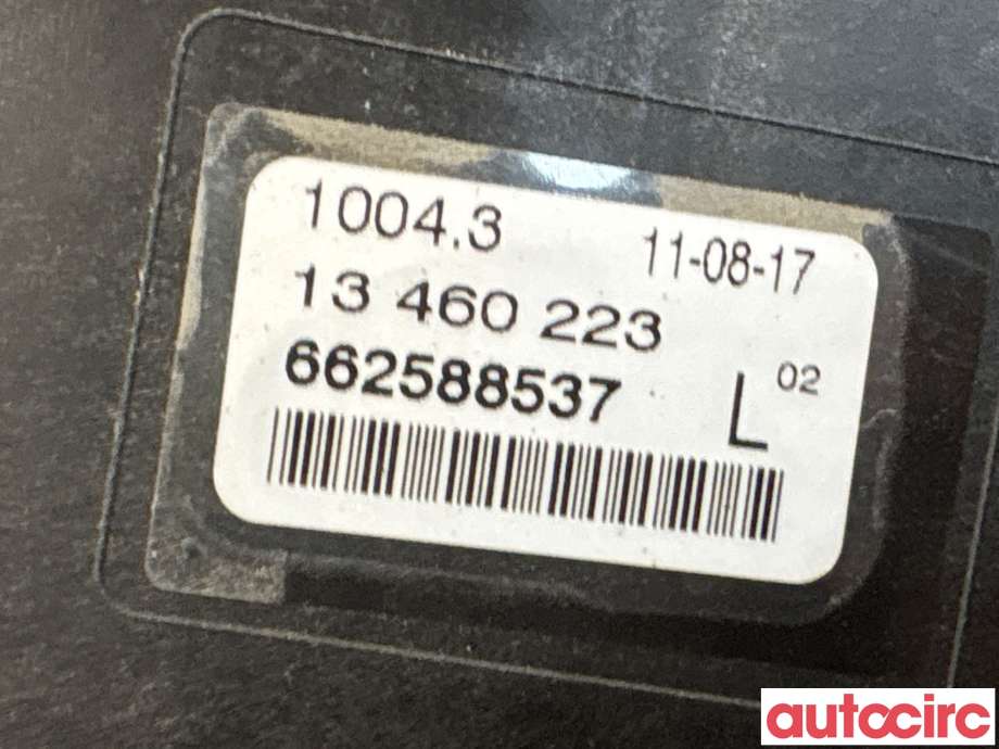 Tåkelykt venstre foran til Opel Insignia B 2017-->> (OPEL|13460223||662588537)