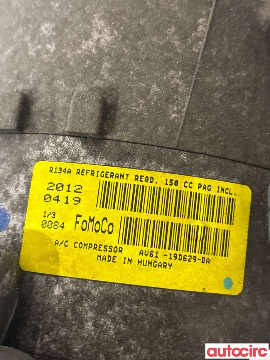 Aircondition kompressor til Ford C-Max 2010-2015 (Type II, Fase 1) (FORD|1852378||AV61-19D629-DA)