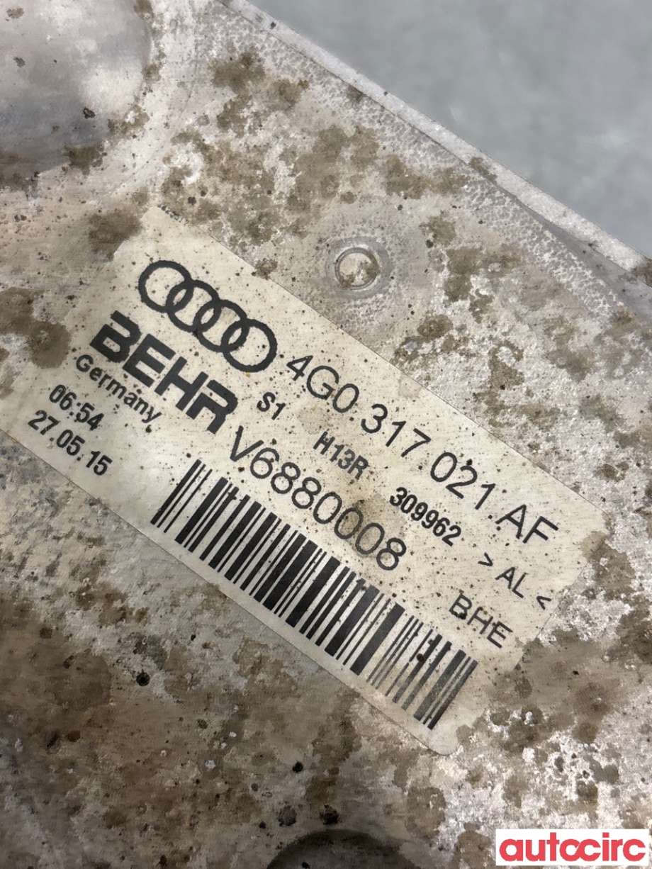 Oljekjøler til Audi A6, Allroad 2015-2019 (Type III, Fase 2) (C7) (C7) (AUDI|4G0317021AF|V6880008|)