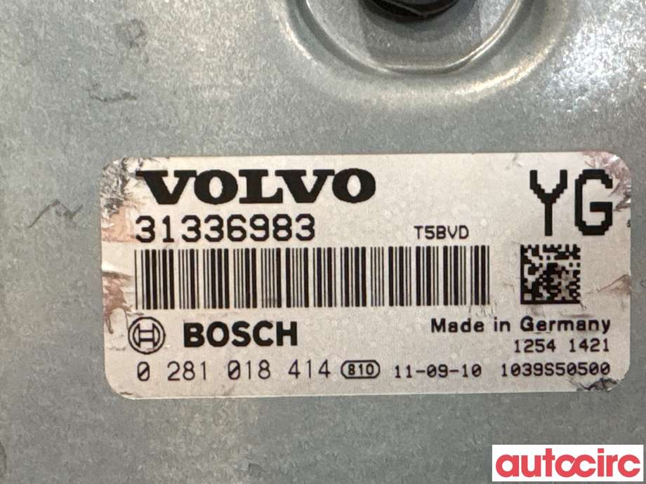 Styreenhet motor til Volvo XC60 2008-2013 (Type I, Fase 1) (VOLVO|36001858|0281018414|31336983)