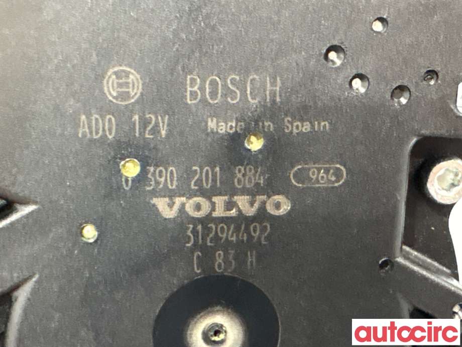 Viskermotor bakrute til Volvo V60 2010-2013 (Type I, Fase 1)  (VOLVO|31294492|0390201884)