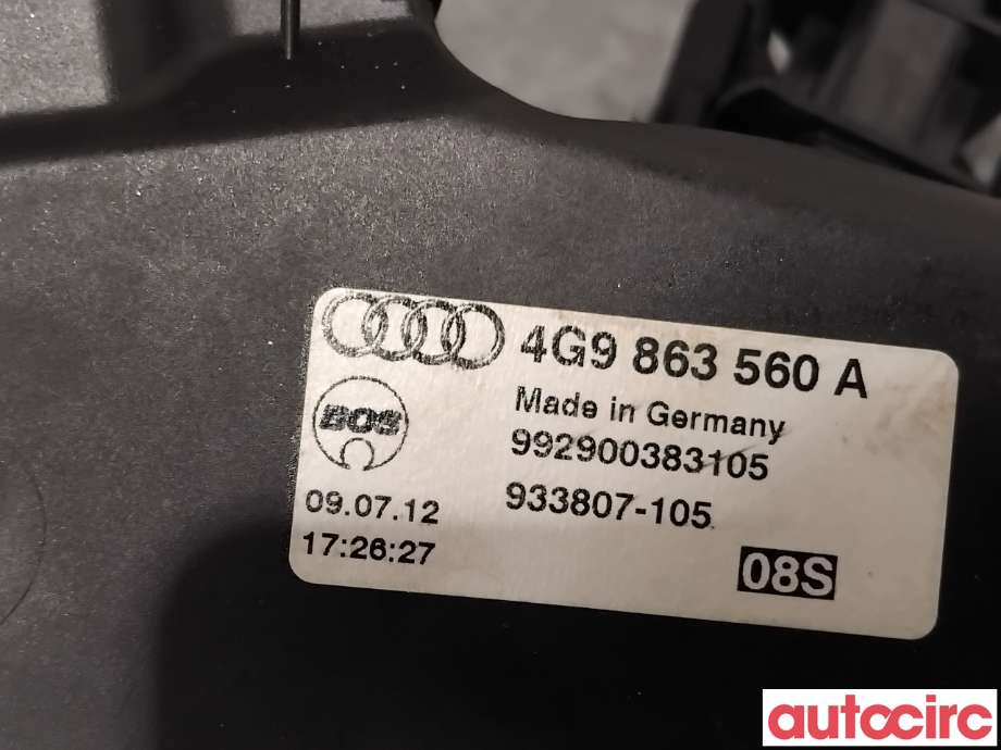 Bagasjerom rollon til Audi A6, Allroad 2012-2014 (Type III, Fase 1) (C7) (C7) (AUDI|4G9863560A|933807-105)