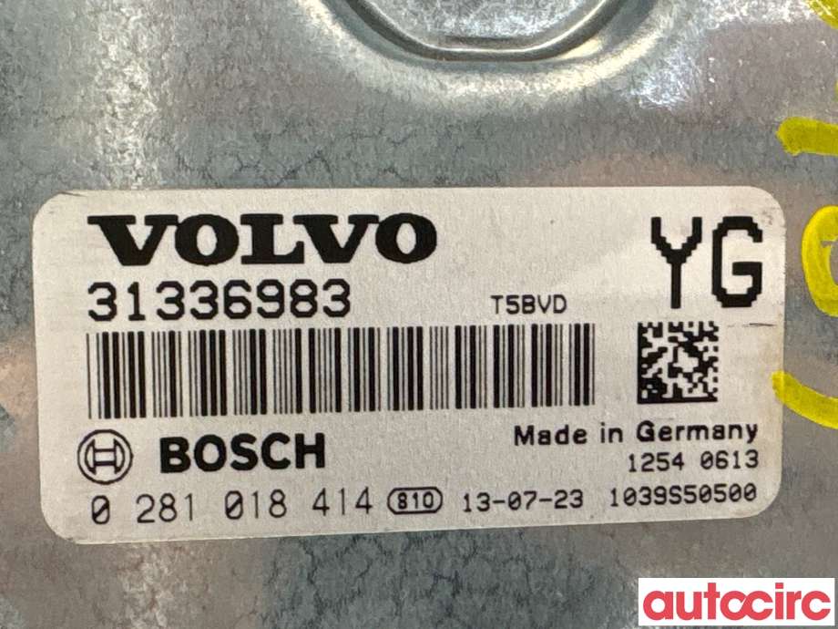 Styreenhet motor til Volvo V70 2014-2016 (Type III, Fase 2)  (VOLVO|36001858|0281018414|31336983)