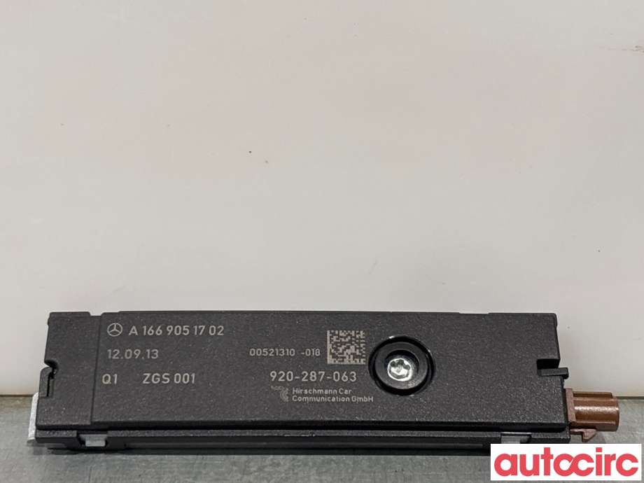 Antenne forsterker til Mercedes A-Klasse, 2012-2018 (W176) (W176) (MERCEDES|A1669051702)