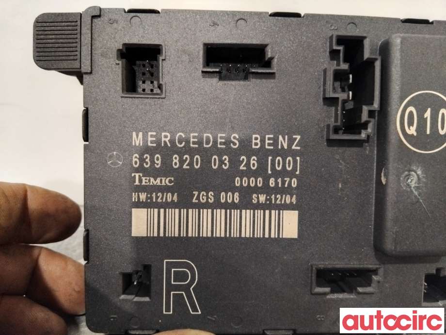 Styreenhet dør venstre foran til Mercedes Vito/Viano 2004-2010 (Fase 1) (W639) (W639) (MERCEDES|A6398200326|00006170|A6398201726)