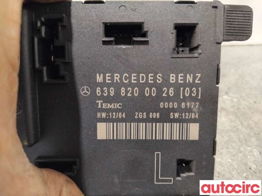 Styreenhet dør venstre foran til Mercedes Vito/Viano 2004-2010 (Fase 1) (W639) (W639) (MERCEDES|A6398200026|00006177|A6398201626)