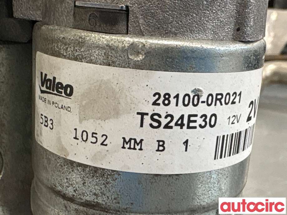 Starter diesel til Toyota Avensis 2009-2015 (Type III, Fase 1) (TOYOTA|281000R010|TS24E30|281000R030)